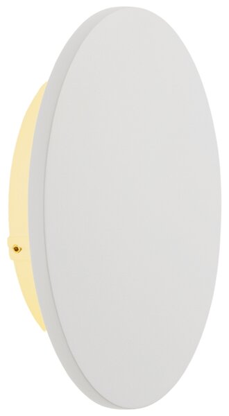 Bílé kovové venkovní nástěnné LED světlo Nova Luce Copper 18 cm