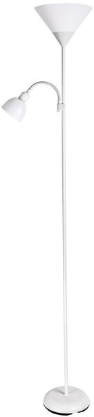 Brilagi - Stojací lampa ARIANA 1xE27/100W/230V + 1xE14/25W bílá