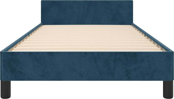 VidaXL Rám postele bez matrace 90 x 190 cm samet [3125911] Barva: Tmavě šedá