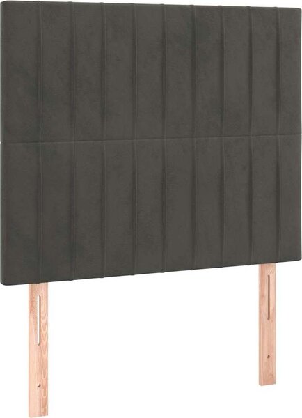 VidaXL Rám postele bez matrace 90 x 200 cm samet [3125856] Barva: Tmavě moddrá