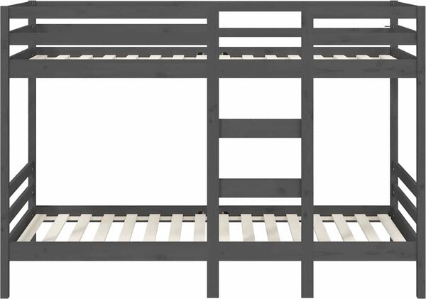 VidaXL Patrová postel 90 x 200 cm masivní borové dřevo [3139832] Barva: Přírodní