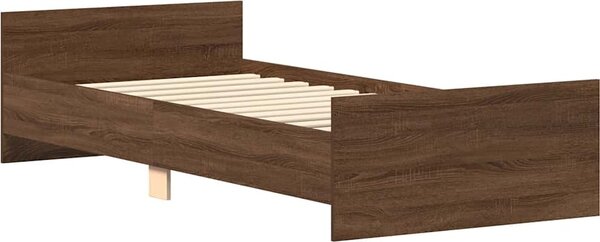 VidaXL Rám postele bez matrace 90 x 190 cm kompozitní dřevo [835939] Barva: Bílá