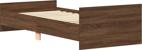 VidaXL Rám postele bez matrace 90 x 190 cm kompozitní dřevo [835939] Barva: Bílá