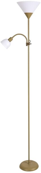 Brilagi - Stojací lampa ARIANA 1xE27/100W/230V + 1xE14/25W zlatá