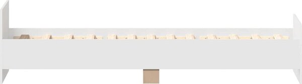 VidaXL Rám postele bez matrace 90 x 190 cm kompozitní dřevo [835939] Barva: Bílá