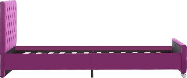 VidaXL Rám postele samet 90 x 200 cm [286823] Barva: Růžová
