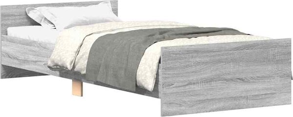 VidaXL Rám postele 90 x 200 cm kompozitní dřevo [835930] Barva: Černý dub