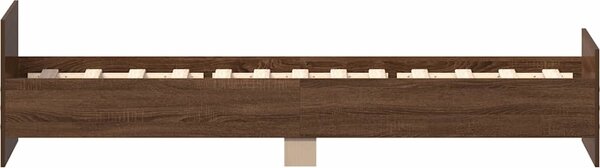 VidaXL Rám postele bez matrace 90 x 190 cm kompozitní dřevo [835939] Barva: Bílá