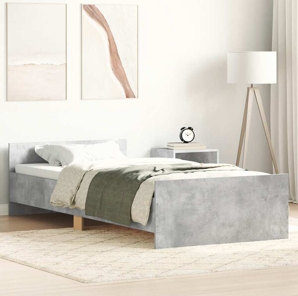 VidaXL Rám postele 90 x 200 cm kompozitní dřevo [835930] Barva: Černý dub