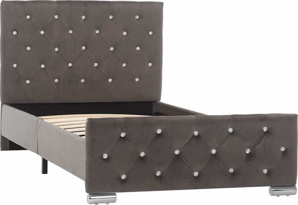 VidaXL Rám postele samet 90 x 200 cm [286823] Barva: Růžová