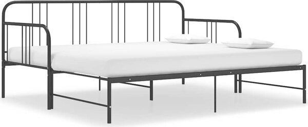 VidaXL Rám vysouvací postele/pohovky kovový 90 x 200 cm [324752] Barva: Šedá