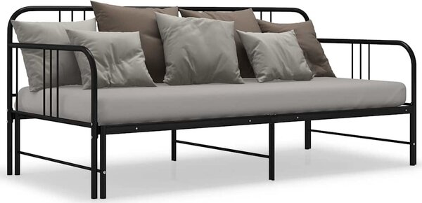 VidaXL Rám vysouvací postele/pohovky kovový 90 x 200 cm [324752] Barva: Šedá