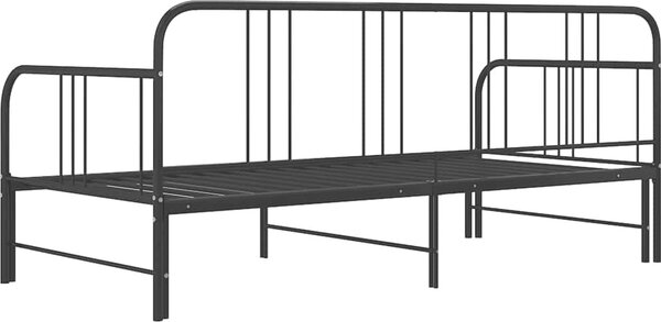 VidaXL Rám vysouvací postele/pohovky kovový 90 x 200 cm [324752] Barva: Šedá