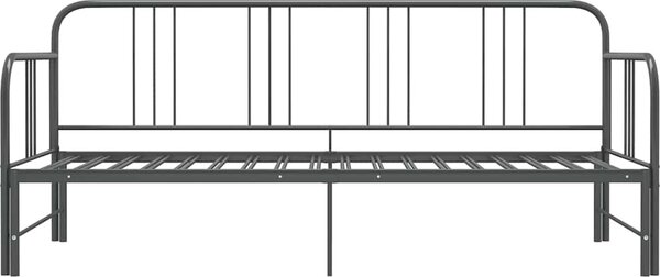 VidaXL Rám vysouvací postele/pohovky kovový 90 x 200 cm [324752] Barva: Šedá