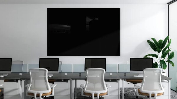 Skleněná tabule 120 x 60 cm ALLboards CLASSIC TS120x60BK