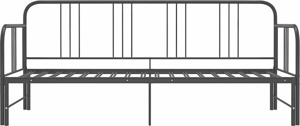 VidaXL Rám vysouvací postele/pohovky kovový 90 x 200 cm [324752] Barva: Šedá