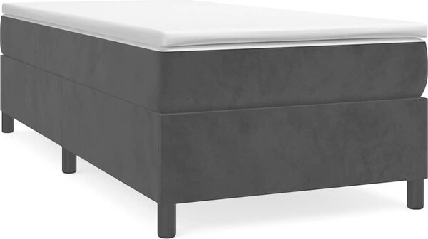 VidaXL Rám postele s boxspringem 90 x 200 cm samet [3121100] Barva: světle šedá