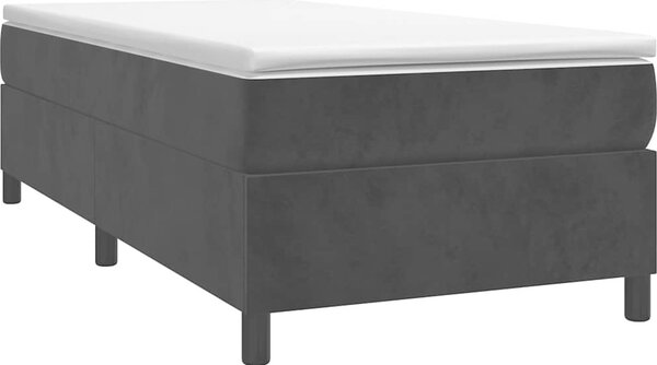 VidaXL Rám postele s boxspringem 90 x 200 cm samet [3121100] Barva: světle šedá