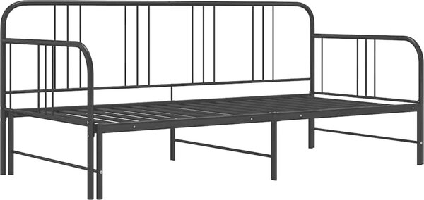 VidaXL Rám vysouvací postele/pohovky kovový 90 x 200 cm [324752] Barva: Šedá