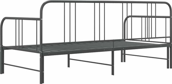 VidaXL Rám vysouvací postele/pohovky kovový 90 x 200 cm [324752] Barva: Šedá