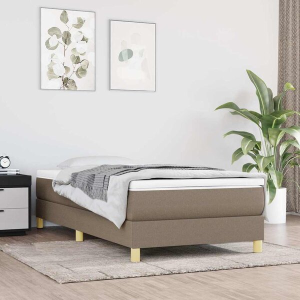 VidaXL Rám postele s boxspringem 90 x 200 cm textil [3120584] Barva: Modrá