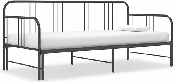 VidaXL Rám vysouvací postele/pohovky kovový 90 x 200 cm [324752] Barva: Šedá
