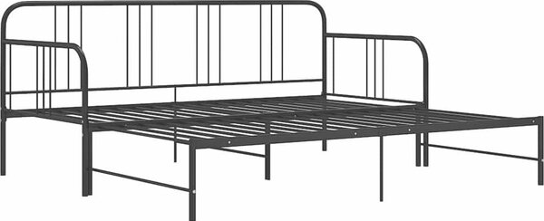 VidaXL Rám vysouvací postele/pohovky kovový 90 x 200 cm [324752] Barva: Šedá