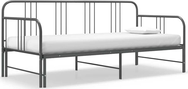 VidaXL Rám vysouvací postele/pohovky kovový 90 x 200 cm [324752] Barva: Šedá