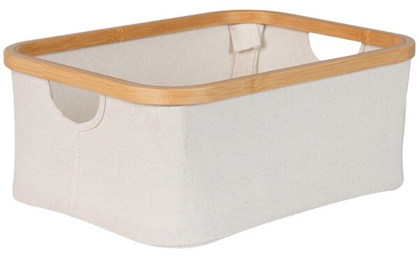 Béžový bavlněný úložný box Quax Stella 38 x 30 cm