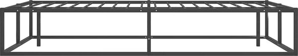 VidaXL Rám postele bez matrace 120x200 cm kovový [324787] Barva: Černá