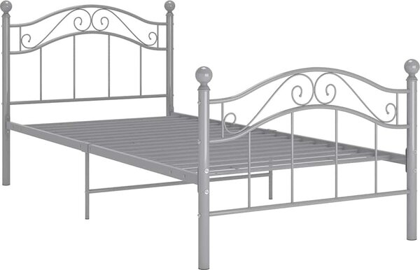 VidaXL Rám postele kov 90 x 200 cm [324989] Barva: Bílá
