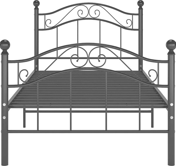 VidaXL Rám postele kov 90 x 200 cm [324989] Barva: Bílá