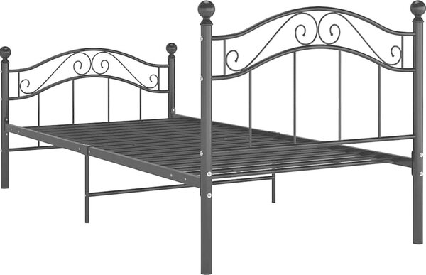 VidaXL Rám postele kov 90 x 200 cm [324989] Barva: Bílá