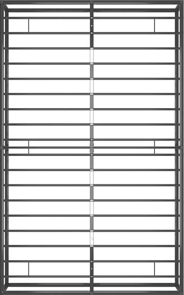 VidaXL Rám postele bez matrace 120x200 cm kovový [324787] Barva: Černá