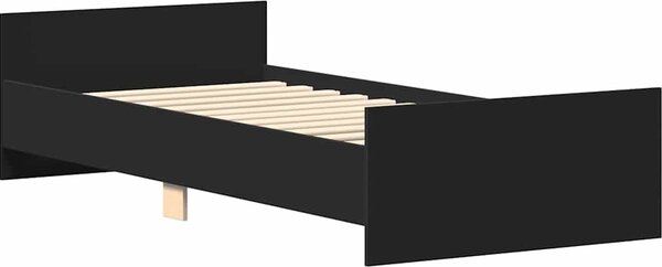 VidaXL Rám postele 100 x 200 cm kompozitní dřevo [835938] Barva: šedá sonoma