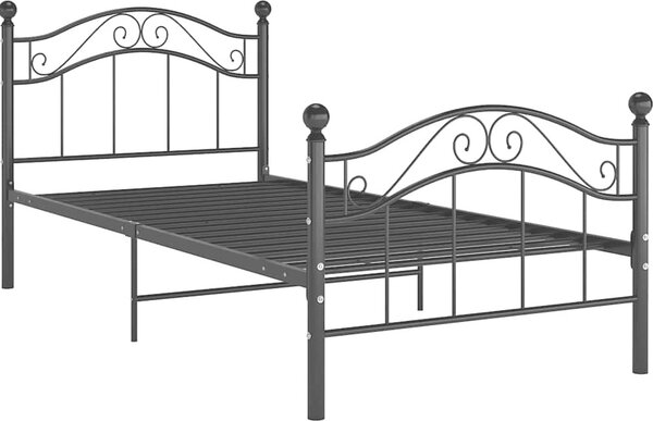 VidaXL Rám postele kov 90 x 200 cm [324989] Barva: Bílá