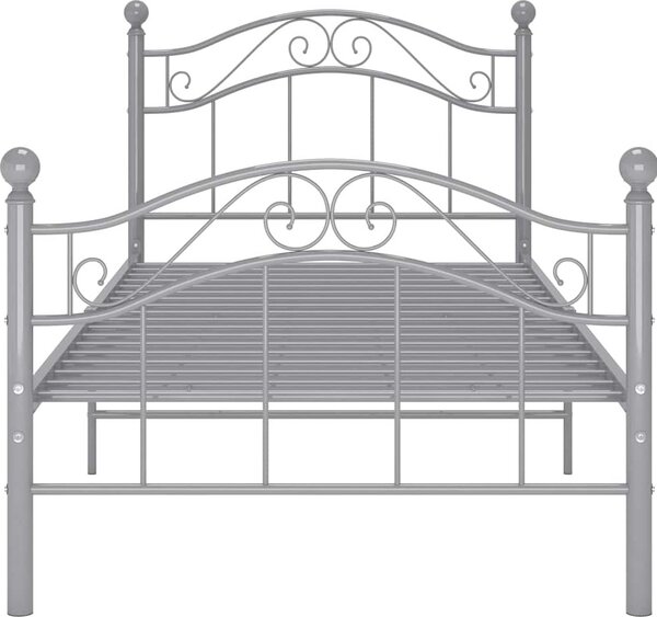 VidaXL Rám postele kov 90 x 200 cm [324989] Barva: Bílá