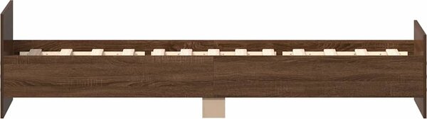 VidaXL Rám postele 100 x 200 cm kompozitní dřevo [835938] Barva: šedá sonoma