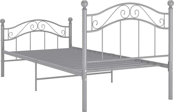 VidaXL Rám postele kov 90 x 200 cm [324989] Barva: Bílá