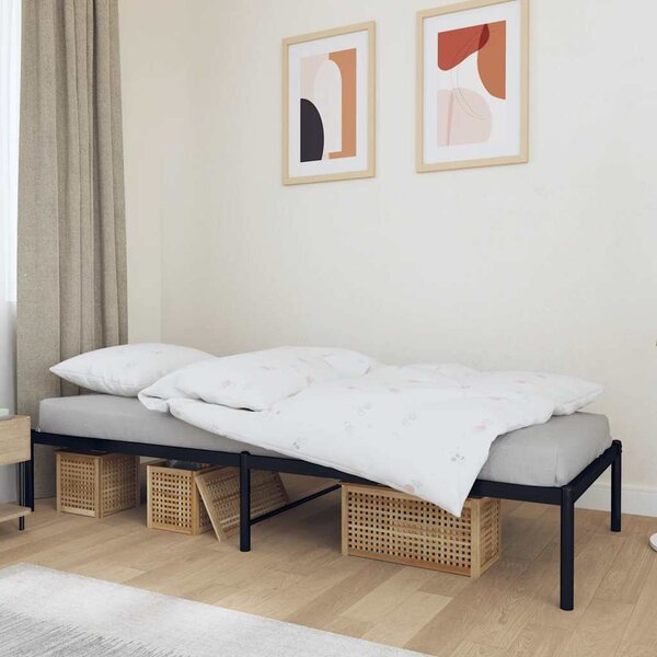 VidaXL Kovový rám postele 90 x 190 cm [350905] Barva: Černá