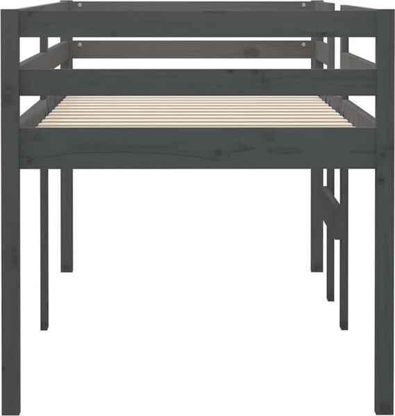 VidaXL Patrová postel 75 x 190 cm masivní borové dřevo [821621] Barva: Přírodní