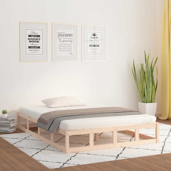 VidaXL Rám postele 120 x 200 cm masivní dřevo [820792] Barva: Přírodní