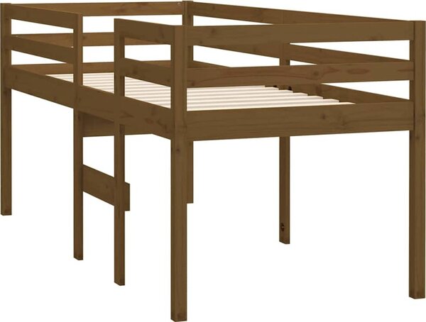 VidaXL Patrová postel 75 x 190 cm masivní borové dřevo [821621] Barva: Přírodní