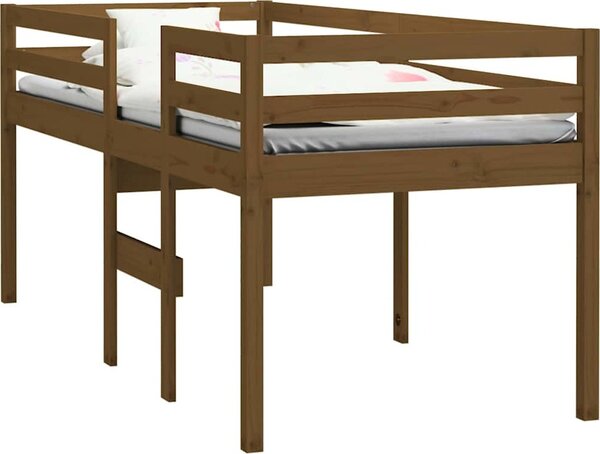VidaXL Patrová postel 75 x 190 cm masivní borové dřevo [821621] Barva: Přírodní