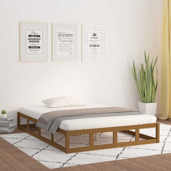 VidaXL Rám postele 120 x 200 cm masivní dřevo [820792] Barva: Přírodní