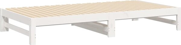 VidaXL Výsuvná postel 2x (80 x 200) cm masivní borovice [823410] Barva: Přírodní