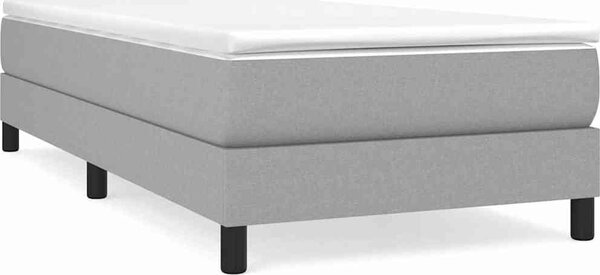 VidaXL Rám postele s boxspringem 90 x 200 cm textil [3120488] Barva: Černá