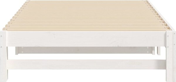 VidaXL Výsuvná postel 2x (80 x 200) cm masivní borovice [823410] Barva: Přírodní