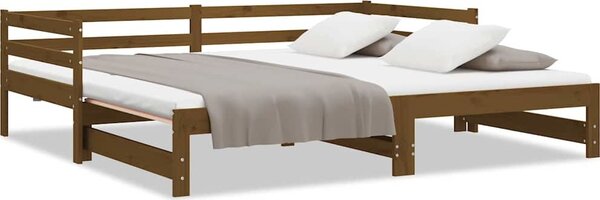 VidaXL Válenda s přistýlkou 80 x 200 cm masivní borovice [814697] Barva: Přírodní