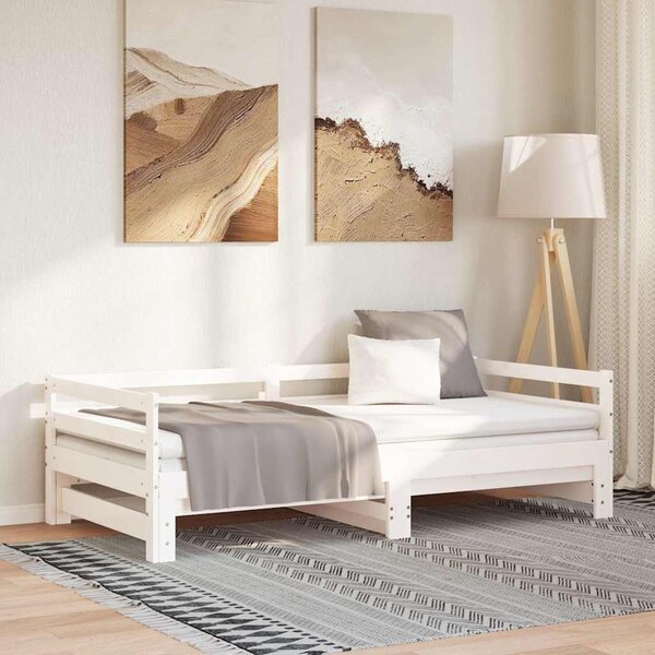VidaXL Válenda s přistýlkou 80 x 200 cm masivní borovice [814697] Barva: Přírodní